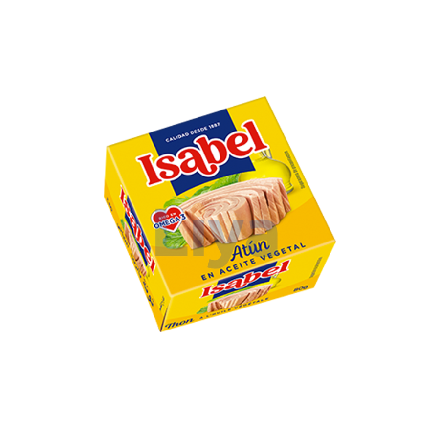 THON HUILE VEGETALE ISABEL 80G THON HUILE VEGETALE ISABEL 80G